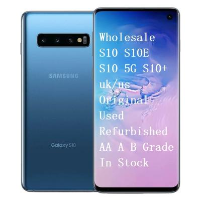 China Wholesale original Sansung s10 Used Mobile Phone For Samsung s10 s10e s10+ s10 5G Global Version Android Smartphone SamsungS10 for sale