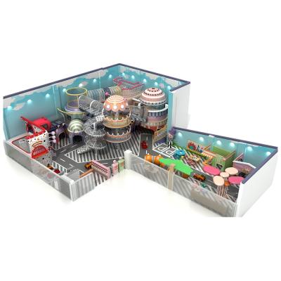 China Plastic Playground Kids Princess Theme Indoor Playground Kids Fun Zone With Pretend Play For Sale for sale