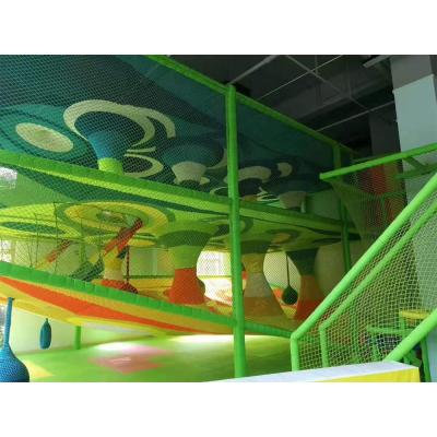 China Static Rope Amusement Park Equipment Children Gently Hook Net Indoor Soft Small Trampoline Net for sale