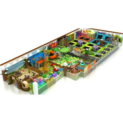 China High Quality Plastic Playground Forest Indoor Playgrounds Kids Sand Box Dinosaur Archeology Theme for sale