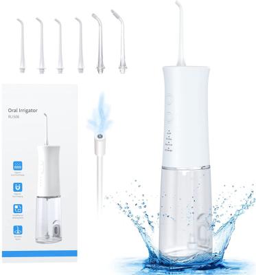 China Car OEM Remove Wireless Oral Whitening Water Flosser New 5 Mode IPX7 Tartar Stains Water Flosser Pulse Function Dental Bath for sale