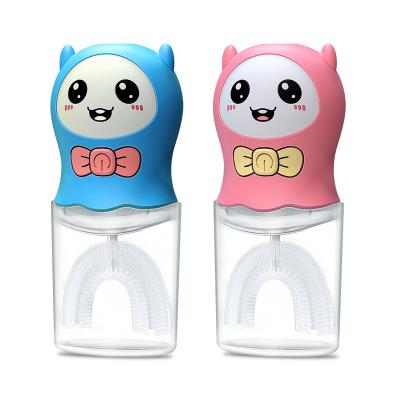 China Teeth Cleaning U Shape Sonic Electric Toothbrush Kids Electric Toothbrush with 2 Minute Timer for sale