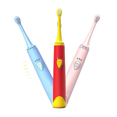 China ABS+ Silicone Children's Electric Toothbrush OEM Kids Sonic Toothbrush for sale