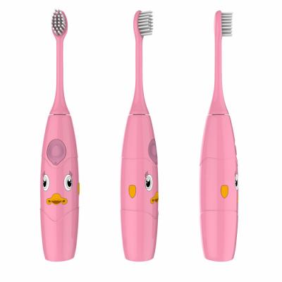 China Cartoon Style Electric Toothbrush Children's Battery Operated Toothbrush Children for sale