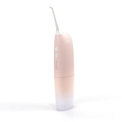 China Removable Wireless Water Tank Water Flosser With Gradient Color Water Tank For Teeth Whitening for sale