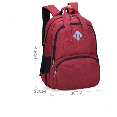 China Wholesale 2022 Hot Multicolor Canvas Low Price School Backpack Black Blue Waterproof Fashion Red Gray Polyester Cheap Student School Bag for sale