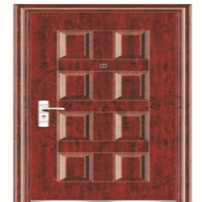 China Fire protection color heat transfer printing wooden fire door within 30 60 90 min protect metal door for sale