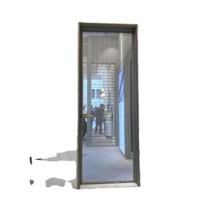 China Modern minimalist glass door 1.6cm glass door bathroom toilet cloakroom aluminum alloy studyroom ChangHong pattern glass door for sale