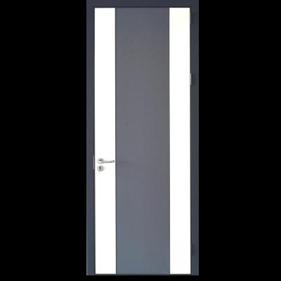 China Fire Protection MDF HPL Panel Invisible Aluminum Combo Door Honey Core Inside Fill Interior Door In Colored Door for sale