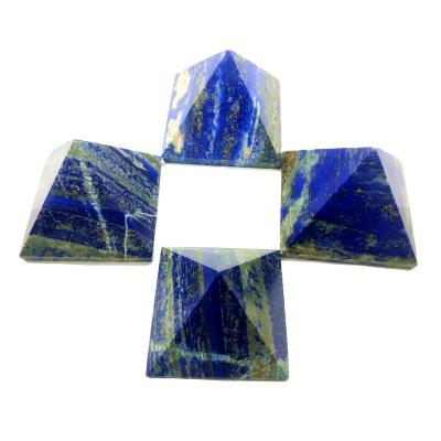 China Wholesale high quality Donghai gems energy pyramid, lapis lazuli carved pyramid for sale