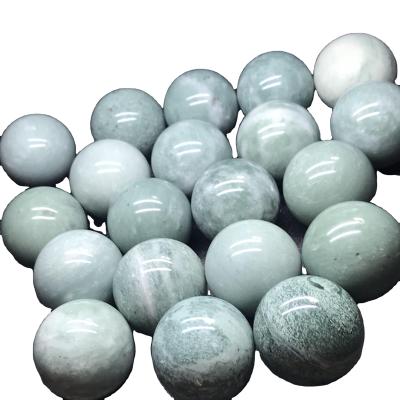 China Donghai Quartz Crystal Ball Natural Green Jade Ball for sale