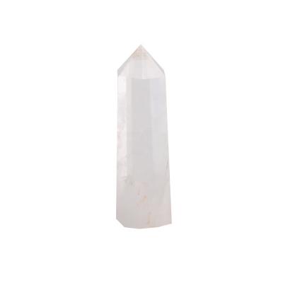 China Donghai natural white crystal six-prism for sale