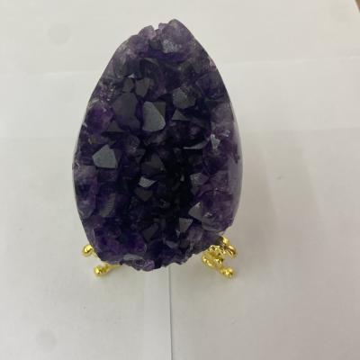 China Wholesale Natural Jiangsu Crystals Amethyst Hole fengshui Decoration OEM Customized Size for sale