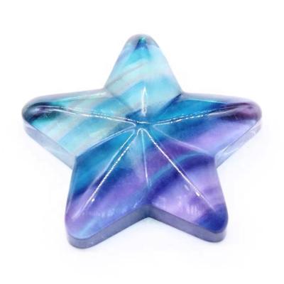 China Five star hot sale Donghai colorful flourite crystal stone, healing flourite stone for decortaiton or gift for sale