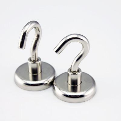 China Neodymium Industrial Colorful Strong Heavy Duty Swivel Hook Magnet Magnetic Hooks Magnet for sale