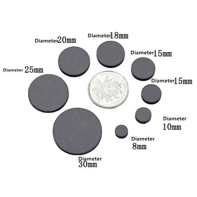 China Hot Selling Black Round 25mm Industrial Magnet 18x4mm Disc Ferrite Ceramic Industrial Magnets For Sale for sale