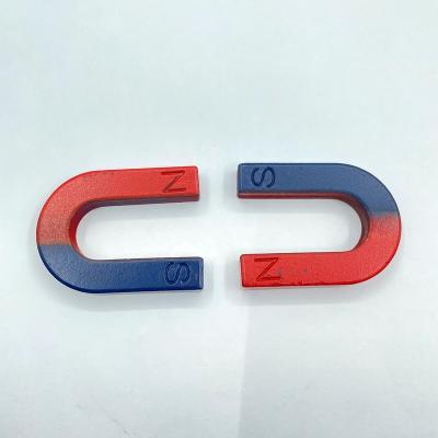 China Magnet OEM ODM Y30 Y35 NS Industrial Ceramic Horseshoe Educational Arch C Shape Iron Magnetic Black Magnet for sale