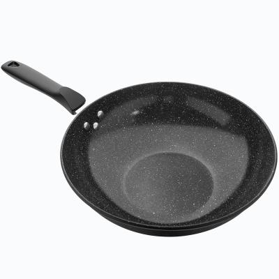 China CLASSIC Interesting Buy Chinese Style Wok Pan Maifan Stone Wok Non-stick Coating Kitchenware for sale