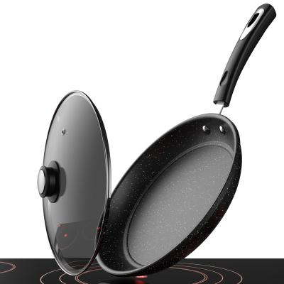 China Hot Selling Minimalist Products Kitchen Heat Resistant Stove Cast Aluminum Pan Nonstick Frying Pan Frying for sale