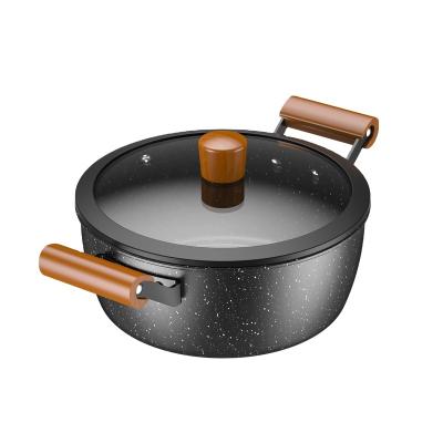 China Sustainable Wholesale Best Prices Eco - Friendly Uncoated Nonstick Cookware Set Cooking Pot Cookware Set for sale