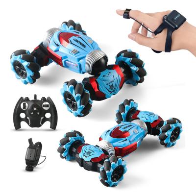 China RC Hobby 360 Degree Toy Remote Control Deformable Car With Watch Gesture Sensor Control RC Stunt Car Toys for sale