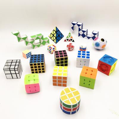 China Wholesale Rubikes plastic educational magic cubes 3x3x3 set 3x3x3 speed cube moyu rs3m support puzzle game plastic magnetic cube for sale