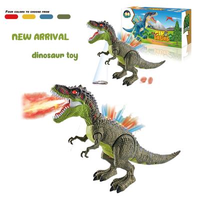 China Decoration/Gifts Amazon Hot Seller Simulation Remote Control Toys With LED Lights With Spraying Function Kids Toy Robot Dinosaur Toys for sale