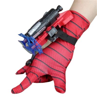 China Electronic Toy Hot Selling Spiderman Figure Toy Kids Plastic Cosplay Hero Wrist Thrower Wrist Toy Set Funny Children's Educational Toys For Children for sale