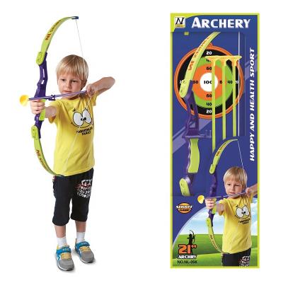 China Soft Dart Kids Play Sport Game Archery Recurve Bow Set with Suction Cup Arrows for sale