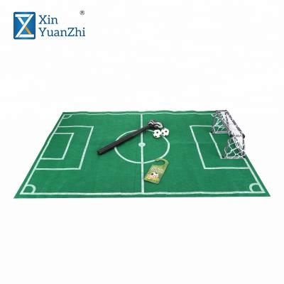 China Portable Toilet Toys Moon Mini Soccer Football Game With Foldable Floor Mat for sale