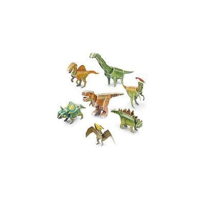 China 62 Pcs Intelligent Jigsaw Puzzle 62 Pcs Eco - Friendly Toys DIY Animal Jigsaw Dinosaur For Kids for sale