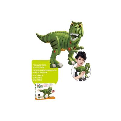 China DIY Dinosaur Soft Set DIY TOY 36pcs EVA Foam Building Blocks For Kids for sale