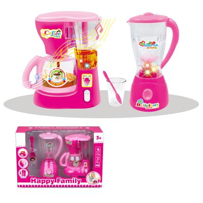 China 2 Eco-Friendly Materials In 1 Set Plastic Baking Toy Pink Kitchen Pretend Play Toy For Girls for sale