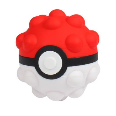 China 2022 New Funny Educational Toy Pokeball 3d Hedgehog Stress Balls Squish Ball Mesh Squish Stress Relief Ball Toy Silicone Popping Push It Push It for sale