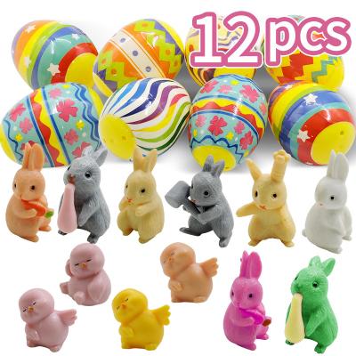 China 2022 Hot Selling Educational Egg Decompression Toys DIY Toy Set Amazon Easter Decompression Toy Easter Sets Box Gift For Kids for sale