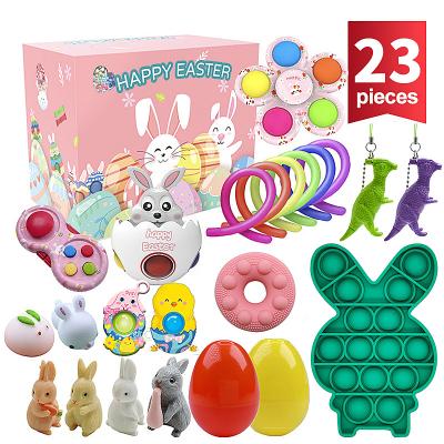 China Educational Egg Toy Anti Stress Reliever Fidget Package Of Toys DIY Toy Set 23pcs 12pcs 11pcs 18pcs Decompression Easter Toys Blind Box Gift Sets For Kids for sale