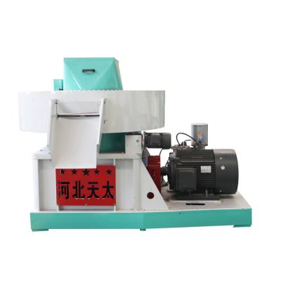 China Biomass Block Casting Equipment Automatic Feed Processing Plant Extruder Pelletizer Grain Corn Crusher Machine for sale