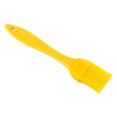 China OEM Bakeware Disposable Cheap Bulk Pastry Brush With Plastic Handle Kitchen BBQ Silicone Heat Resistant 1 Yellow Essential Per Kit for sale