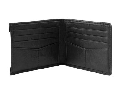 China Unique Handicraft Genuine Leather Wallets For Men / Bi - Fold Real Leather Card Wallet for sale