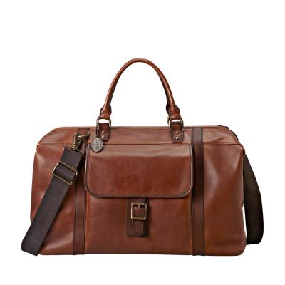 China Winter Big Volume Real Leather Large Duffel Bags For Famous Business Men for sale