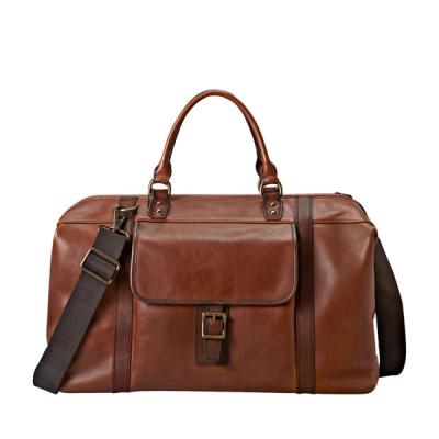 China Old Vintage Leather Italian Leather Duffel Bag Business Travelling Bag For Men for sale