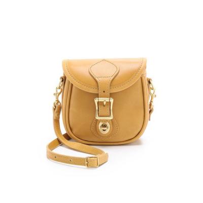 China Mini Bag Italy Imported Leather , Belt Closure With Buckle Girls Crossbody Leather Bags for sale