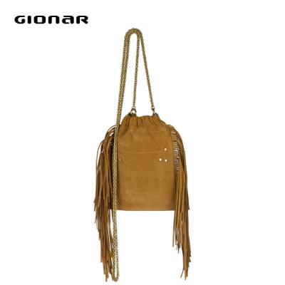 China Gionar Womens Leather Handbags Handworked Fashion Real Leather Bag for sale