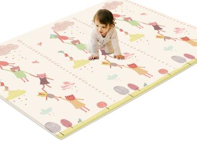 China Educational Toy Custom Waterproof Babies Crawling Roll Xpe Foam Baby Play Mat Large For Baby Kid for sale