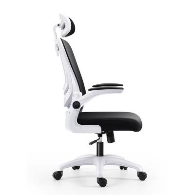 China Direct factory sale office chair adjustable (height) with headrest personal computer chair mesh staff chairs swivel conference for sale