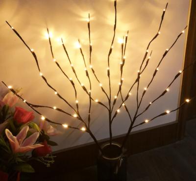 China Indoo and Outdoor Decoration Branch Lamp with Battery Box and Led Simulation Tree Lamp 20 Branches Lamp for Christmas and Home Decorations for sale