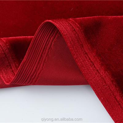 China Wholesale Super High Quality Soft Stretch Spandex Pleuche Fabric / Korea Velvet Fabric For Fashion, Sportswear for sale