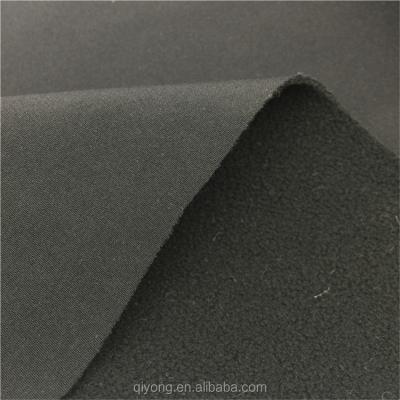 China Breathable 100%Polyester Shrink-Resistant Bonded Fleece Softshell Fabric For Jacket, Sportswear, Garment for sale