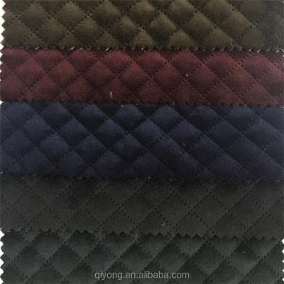 China No-Shrink-Resistant Direct Pique Knit Velvet Popular Sewing Ultrasonic Quilting Fabric For Jackets, Home Textile for sale