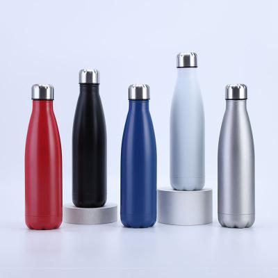 China Custom Logo INS 500ml Cola Shape Water Bottle Stainless Steel Flask Sports Custom Vacuum Water Bottle Mug for sale